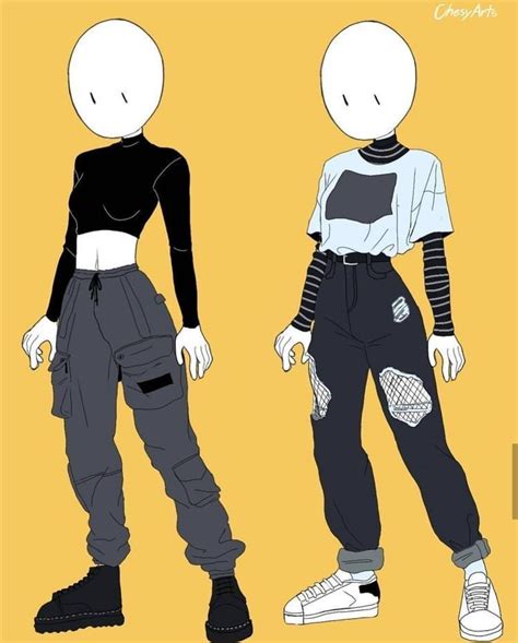 Grunge Anime Aesthetic Clothes Drawing Go Images Web