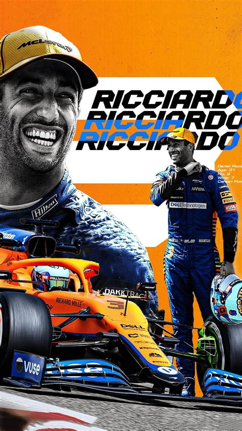 Ricciardo F1 Daniel Ricciardo Formula Racing Formula One F1 Poster