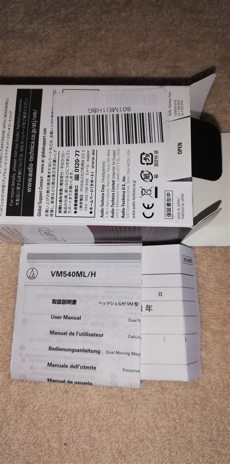 Brand New AT VM540ML/H MM Cart & Headshell |﻿ Stereo, Home Cinema ...