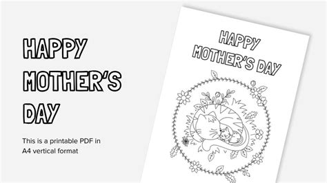 132 Free Printable Mothers Day Cards For Your Mom Worksheets Library