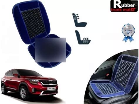 Cubre Respaldo Azul Asiento Bolitas Kia Seltos 2022 Envío gratis