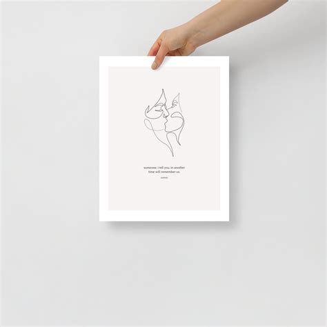 Subtle Lesbian Sapphic Art Sappho Poster Etsy