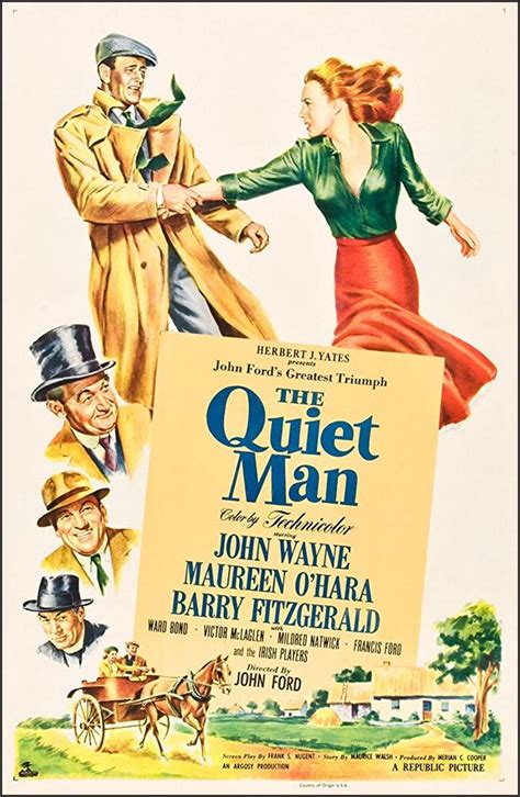 The Quiet Man Movie Poster (1952) | Great Movies