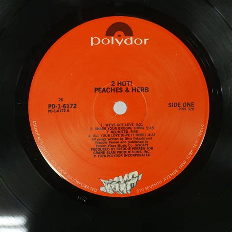 Yahoo オークション US盤 PEACHES HERB HOT POLYDOR PD LP