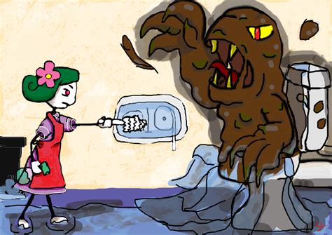 Sacredlotus Vs Poop Monster By Sacredlotus17 On Newgrounds