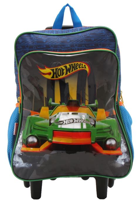 Mochila De Rodinhas Sestini Hot Wheels Preta Azul Compre Agora Dafiti Brasil