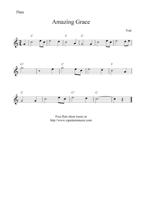 Printable Amazing Grace Sheet Lyrics