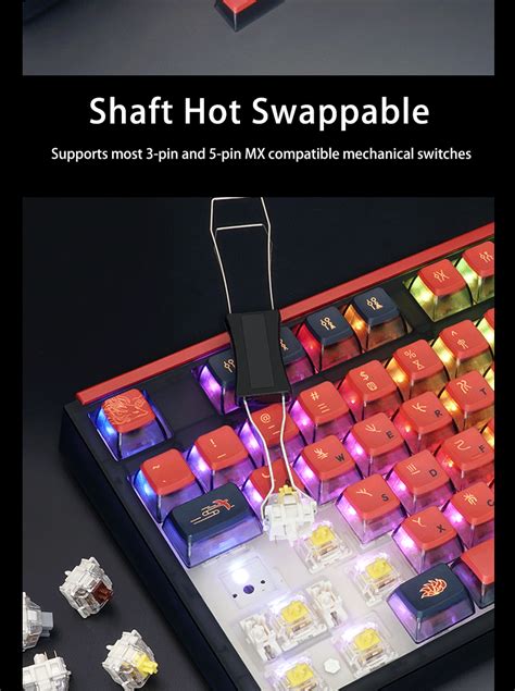 Skyloong Gk Pro Mode Wireless Mechanical Keyboard Full Key Hot Swappable Rgb