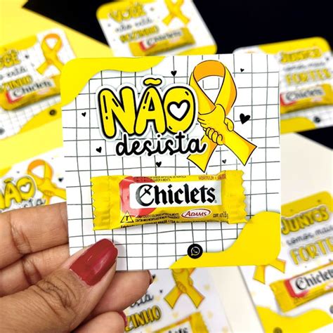 Card Chiclete Setembro Amarelo Elo Produtos Especiais