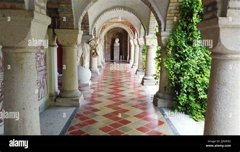 Arcades Of Bori Castle Garden Szekesfehervar Hungary Stock Photo Alamy