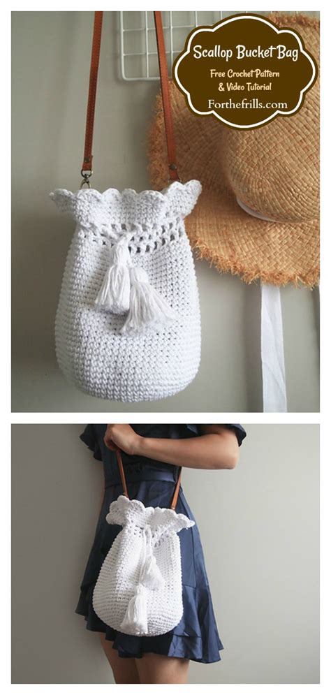 Drawstring Bucket Bag Free Crochet Pattern Page Of