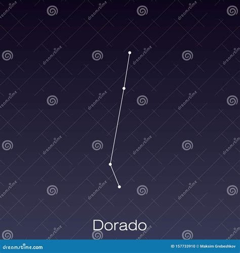 Constellation As It Can Be Seen By The Naked Eye Stock Illustration Illustration Of Model