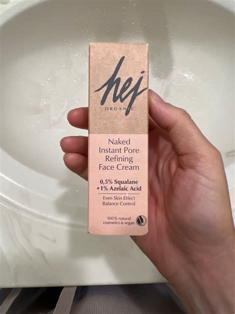Hej Organic Naked Instant Pore Refining Face Cream Ml Inci Beauty