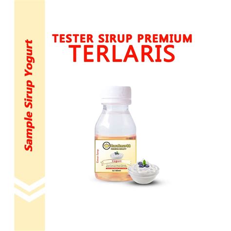 Jual Sample Sirup Premium Rasa Yogurt Tester Minuman Sirop Flavour