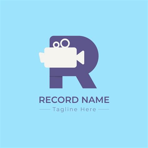 premium vector vector record logo illustration