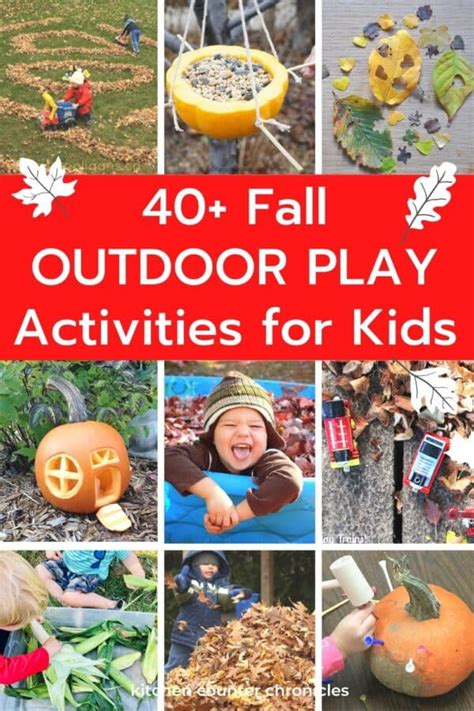 40 Fall Outdoor Play Activities For Kids