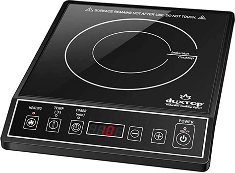 Duxtop 1800w Portable Induction Cooktop Countertop Burner Black 9100mcbt M20b Induction