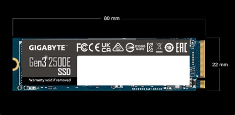 GIGABYTE Gen3 2500E SSD 500GB Kenmerken | SSD - GIGABYTE Belgium