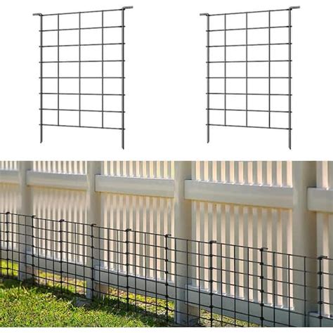 Oumilen Decorative Garden Fence No Dig Fencing 19 6 In H X 10 Ft L