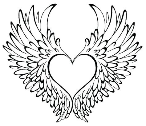Coloring Pages Angel Wings at GetColorings.com | Free printable ...