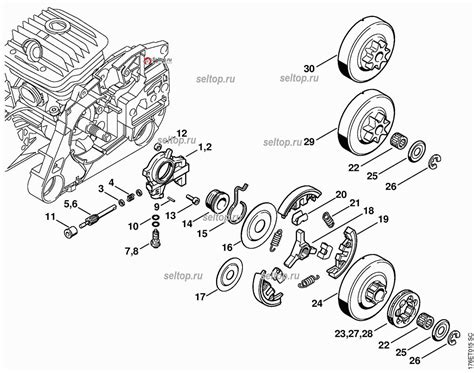 Exploring The Intricate Parts Of The Stihl MS460 Chainsaw With A Diagram