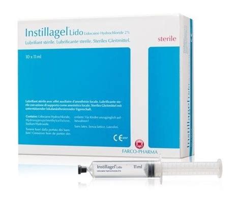 Instillagel Lido Catheter Lubricant 11 Ml Sterile