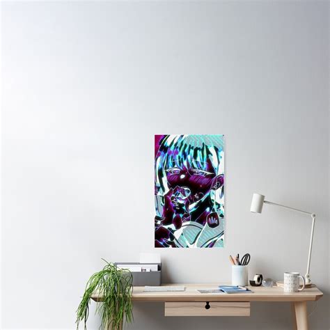 Neon Hentai Girl Poster For Sale By Nickphillips Redbubble