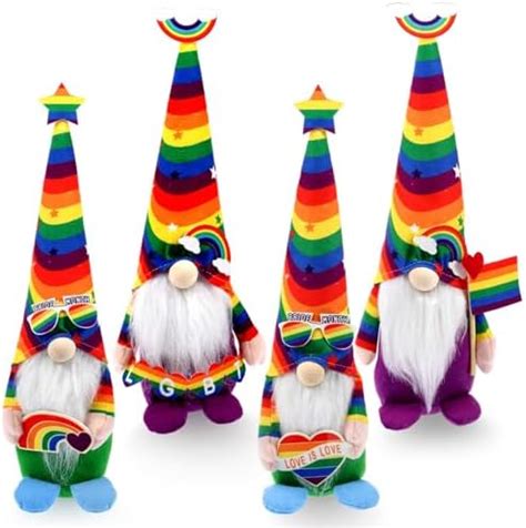 Amazon Hydren Gay Pride Gnomes Plush Gift Inch Rainbow Gnome