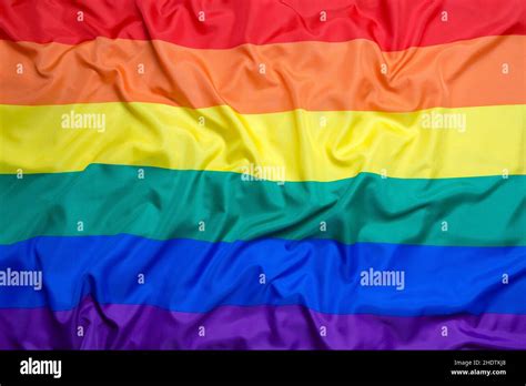 Homosexuality Rainbow Flag Gay Homosexualities Homosexuals Lgbt Rainbow Flags Stock Photo
