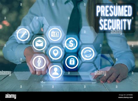Handwriting Text Writing Presumed Security Conceptual Photo System
