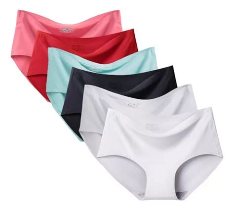 Calzones Dama láser Sin Costuras Pantaletas Bikini pzs MercadoLibre