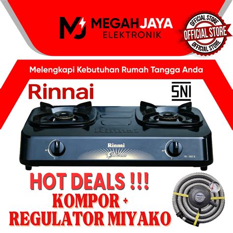 Jual Cod Ready Paket Hemat Kompor Regulator Rinnai Ri S Ri