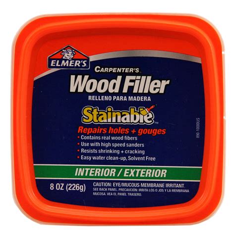 Elmer's Stainable Interior/Exterior Wood Filler - Walmart.com