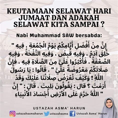 Keutamaan Selawat Hari Jumaat Dan Saya Orang Johor