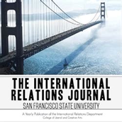 International Relations Journal | Department of International Relations