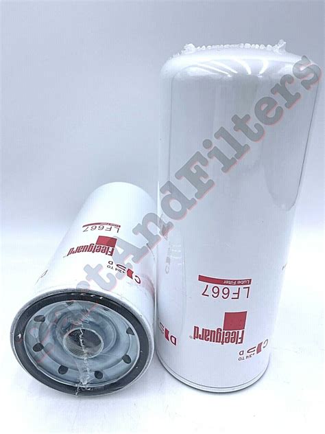 LF667 Fleetguard Oil Lube Filter Cummins Filtration (PACK OF 2) | eBay