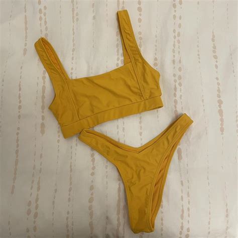 NAKD Bikini Set In Yellow In XS Colour Best Depop