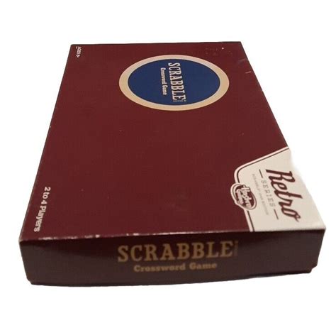 Scrabble Retro Series 1949 Edition Crossword Game Hasbro EBay