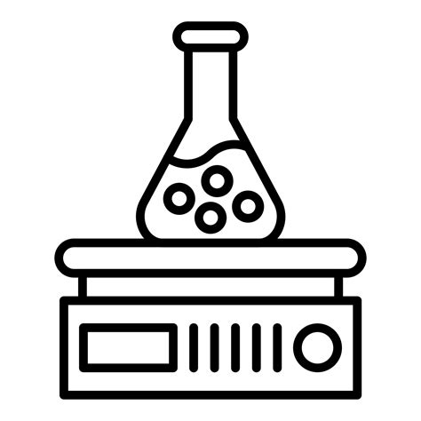 Magnetic Stirrer Icon Style 21211353 Vector Art At Vecteezy