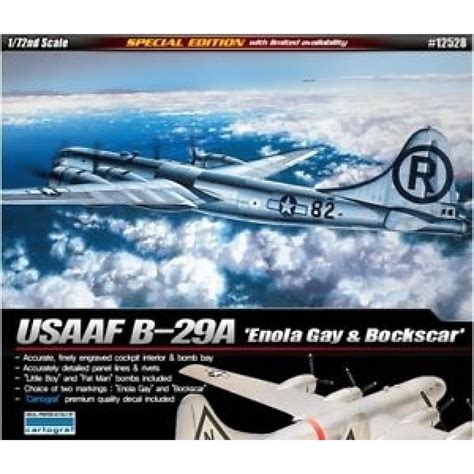 USAAF B 29A Enola Gay Bockscar E1 72 VALENCIA 46005 SPAIN 34 963330446