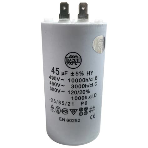 Capacitor En60252 for AC Electric Generator Motor Water Pumps (CBB60 ...