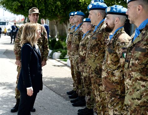 Unifil Viaggio In Libano Per La Premier Tajani Andr In Israele E