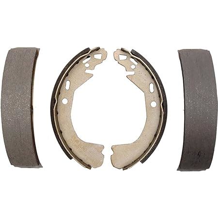 Amazon Acdelco Silver B Bonded Rear Drum Brake Shoe Set