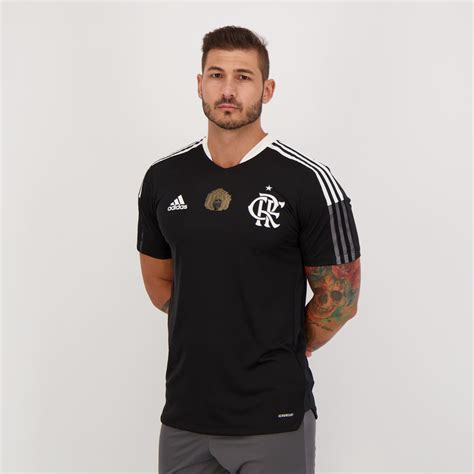 Camisa Adidas Flamengo Consci Ncia Negra Futfanatics