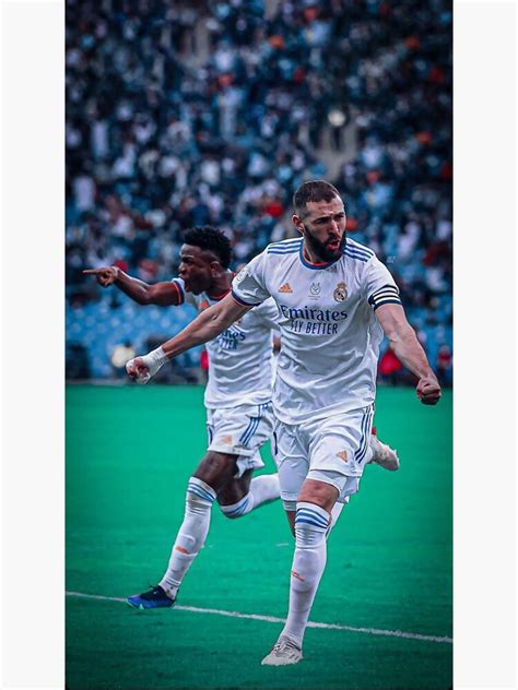 Vini And Benzema Poster Sticker For Sale By Luismartinnez Redbubble