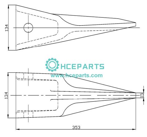 1U3452TL Bucket Tiger Teeth