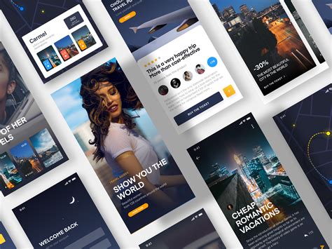 Dribbble - travel-app.png by Yonina