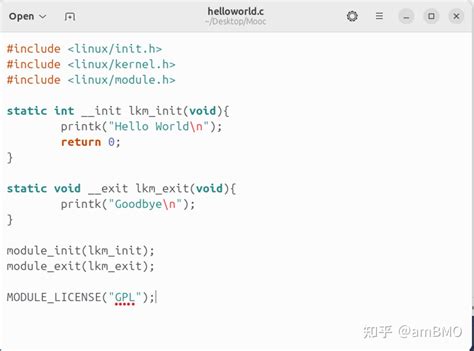 Linux内核学习笔记第一章：编写第一个内核模块helloworld（linux操作系统原理与应用） 知乎