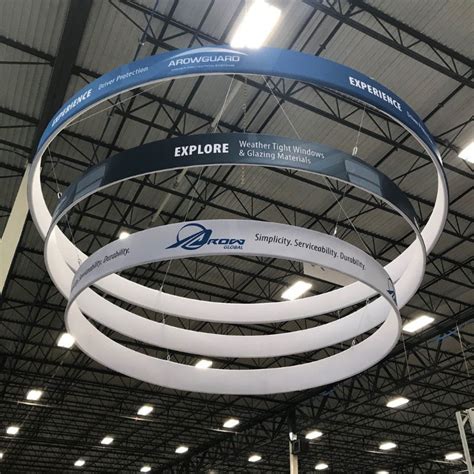 Custom Event Trade Show Display Ceiling Hanging Banner Advertising Hang