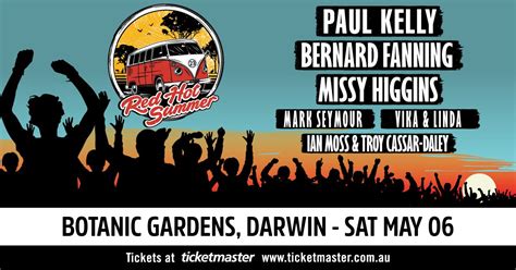 Whats On Red Hot Summer Tour Darwin